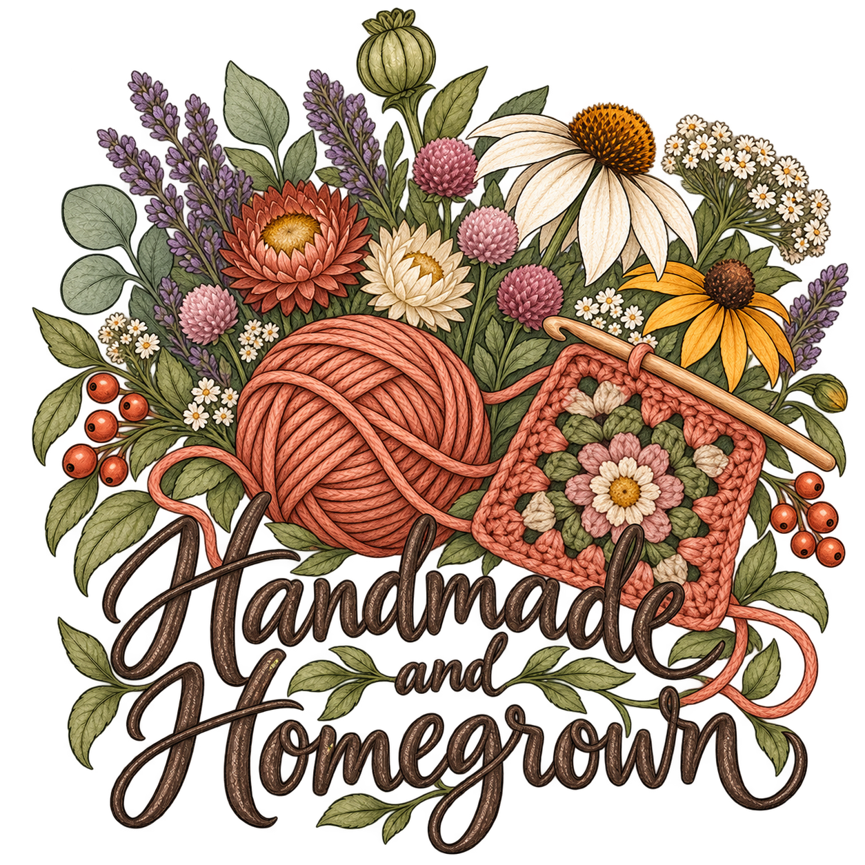 Handmade and Homegrown logo